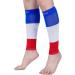 Doc Miller Calf Compression Sleeve - 1 Pair 15-20mmHg Support Socks for Sports & Recovery | Shin Splints Relief | 2-Pair Large Blue/White/Red - International Shipping - Buy Online on GoSupps.com