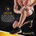 MagnetRX Magnetic Knee Compression Sleeve - 2-Pack Medium Grey | Knee Support & Recovery Brace with Magnets - Buy Online on GoSupps.com