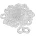 FIDGET PENCIL 40 PCS Spiral Hair Ties No Crease Traceless Hair Ties Phone Cord Hair Ties Elastic Hair Ties Waterproof Coil Hair Ties Transparent Clear