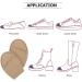 LIXBD Forefoot Pads - Midfoot Sponge Padding for Men & Women - 2 Pairs (11x8.5x0.8cm) - Comfortable Shoe Inserts for Pain Relief - Buy Online on GoSupps.com