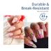 600PCS Medium Almond Nail Tips - Clear Fake Nails Pre-shaped with Box 14 Sizes for DIY Home Nail Extensions - Soft Acrylic Press On Tips - Buy Online on GoSupps.com