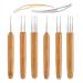 8 Pcs Dreadlock Crochet Hook Tool, Braid Hair Dreadlocks Needle Weaving Crochet