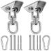 Swing Hangers for Wooden Concrete Swing Set 2 Pack Heavy Duty 1200 lb Capacity Antirust Stainless Steel Suspension Hooks 360 Rotate Heavy Bag Hanger for Woss Suspension Hammock Chair Pod Yoga Swing