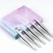 LANKIZ Lash Tweezers Eyelash Extension Tweezers Set of 5 High Precision Stainless Steel Lash Tweezers Professional Lash Tweezers for Volume Isolation & Classic Lashes Tweezers Set-Silver 5-Pack Silver