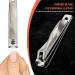 BEZOX Nail Clippers Set - Premium Straight and Curved Blade Cutter for Thick Nails and Ingrown Toenails GOLD - Buy Online on GoSupps.com