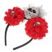 FOMIYES Hair Ties Headbands Hair Bands Carnival Hair Band Halloween Hair Band Carnival Headband Halloween Headband Halloween Party Headband Party Headdress Artificial Flower Cosplay Fabric