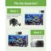 AquaMiracle Automatic Fish Feeder with Timer - Auto Dispenser for Aquarium, Granules, Pallets, Strips - Adjustable Volume | Fish Food Vacation Feeder - Buy Online on GoSupps.com
