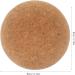 Healvian Cork Massage Balls - Set of 2 High-Density 80mm Trigger Point Balls for Feet Yoga Pilates & Muscle Relief - Buy Online on GoSupps.com