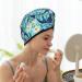 Soft Microfiber Hair Towel Wrap for Women | Flying Swallows & Spring Flowers | Quick Dry Super Absorbent | Ideal for Long Curly Short & Thick Hair - Buy Online on GoSupps.com