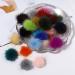 Nail Pom Ball 3D Detachable Nail Poms Charm Faux With Removable Base For Nail Art Design Nail Tip Decor Acrylic Nail Art Accessories Kit - Buy Online on GoSupps.com