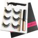 Scorpio Magnetic Eyelash Set False Eyelash Waterproof Magnetic Eyelashes Glue Free and Natural 3D False Eyelashes