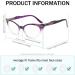 Eyekepper Cateyes Women s Reading Glasses +2.50 - Stylish Purple-Transparent Frames for International Shipping - Buy Online on GoSupps.com