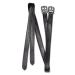 WALDHAUSEN Stirrup Leathers X-Line Soft Black 160cm