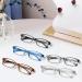 Cojwis 5 Pack Blue Light Filter Reading Glasses for Men & Women - Anti-Tiredness Glare-Free UV Protection - 2.5x Quality Spring Frames in 5 Colors - Buy Online on GoSupps.com
