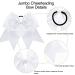 2 Pack 8 Inch Jumbo White Cheer Hair Bows - Handmade for Teen Girls Softball Cheerleader Outfit - Buy Online on GoSupps.com