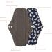 Bounippy Reusable Menstrual Cloth Pads - Washable Microfiber Absorbent Surfaces - Super Absorbent (6 Pads + 1 Small Bag) - Buy Online on GoSupps.com