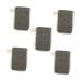 VINTORKY 5pcs Black Linen Soap Bag Facial Exfoliating Meshes Exfoliating Soap Bag Exfoliator Mitt Flax