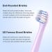 10 Pack Replacement Toothbrush Heads for Colgate Hum Smart Electric Toothbrush - 5 Blue & 5 Purple - Buy Online on GoSupps.com