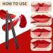 Retractable Lip Brush for Lipstick - Portable Applicator for Gloss, Creams - Ideal Christmas & Halloween Makeup Gift - Buy Online on GoSupps.com