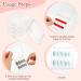 ASTER 10 Pcs Press on Nail Storage Box with Adhesive Double Sided Tape Acrylic Fake Nail Box Nail Display Packaging Box Transparent Nail Storage Boxes for Home DIY Nail Salon(Square Corner) - Buy Online on GoSupps.com