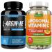 Max Strength Nitric Oxide Booster Bundle L-Arginine & Liposomal Vitamin C With L Citrulline Ascorbyl Palmitate Natural Absorb Boost Formula To Support Exercise Energy Immune Health Slim Look