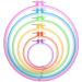 Mr. Pen- Embroidery Hoops Set  6 pcs  3.4 inch to 10.2 inch  Assorted Colors  Plastic Embroidery Hoop  Cross Stitch Hoops  Embroidery Rings  Cross Stitch Plastic  Sewing Rings Hoops.