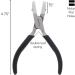 5 Beadsmith Double Flat Nose Nylon Jaw Pliers with Comfort Grip Handle - Buy Online on GoSupps.com
