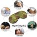 Middle Finger Camouflage Sleep Mask - Adjustable Strap, Blocks Light for Night Travel Nap | Men's Women's Blindfold Eye Cover - Buy Online on GoSupps.com