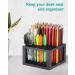 96 Hole Pencil & Brush Holders 2 Pack Multi Bin Plastic Desk Stand Organizer Holding Rack for Pens Paint Brushes Colored Pencils Gel Pens Markers and Modeling Tools Storage & Organizing Crate - Buy Online on GoSupps.com