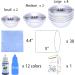 DIY Bath Bombs Shaping Set - 12 Bathing Bombs & Soap Paints - Craft Your Own Bath Bombs & Soap with 30 Shrink Bags | International Shipping - Buy Online on GoSupps.com