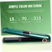 FOYTOKI Curling Iron Cordless Curler Hair Straightener Travel Size Hair Straightening Tool Green Abs 21X4X3.5CM Green - Buy Online on GoSupps.com