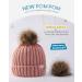 Baby Toddler Satin Lined Beanie Hat with Pom Pom - Pink - Buy Online on GoSupps.com