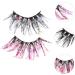 minkissy 2 Pairs Fake Eyelashes Christmas Eyelashes Colored Lash 3d False Lash Cosmetic Fake Lashes Glitter Eyelashes False Makeup Eyelashes Fake Lashes Natural Extend Fiber Miss Fluffy - Buy Online on GoSupps.com