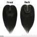 Real Human Hair Topper for Thinning Hair Women - Natural Black 12inch Silk Base Hair Piece - 10x12cm Coverage - 1B# Color - Buy Online on GoSupps.com