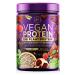 Vegan Protein Powder Chocolate Fudge - 100% Plant Protein 3.4g BCAAs Premier Isolate No Dairy Whey or Gluten Non-GMO Easy Digesting Vegan Protien Powder Women & Men 2 Pounds (30 Servings)