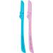Hollywood Browzer Dermaplaning Tool for Face Eyebrow Shaping Removing Unwanted Hair Exfoliating Tool for Women Duo Pack (Blue Opal and Rose Quartz) - Buy Online on GoSupps.com