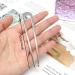 Honbay 2PCS U Shaped Metal Hair Pins & Forks - Simple Hair Sticks - Buy Online on GoSupps.com