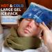 Extra Large Reusable Gel Ice Pack for Injuries - Hot & Cold Compress for Shoulder, Knee, Back, and Neck - Flexible Ice Pack for Pain Relief - 1 Pack, 8.3 x 12.4 - Buy Online on GoSupps.com