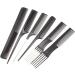 PLASTIFIC 10Pcs Hairdressing Comb Set - Professional Barber Salon Gift in Black - Portable Styling Kit for Women and Men - Buy Online on GoSupps.com