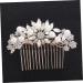 Didiseaon Pearl Hair Comb Crystal Headpiece Hair Accessories Rhinestone Barrettes Crystal Hair Comb Rhinestone Headpiece Bridal Hair Comb Pearl Comb Vintage Hair Comb Props Fashion Bride - Buy Online on GoSupps.com
