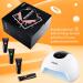 Poly Nail Gel Kit with 36W UV/LED Lamp - Ohuhu 12 Colors Professional Poly Gel Kit for Nail Extension - Rainbow Color DIY Nail Art - Great Gift for Girlfriend, Mother - Buy Online on GoSupps.com