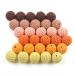 50PCS 20MM Crochet Teething Beads Kit in Khaki and Coffee Series - Baby Carriage Decoration and Jewelry Making Supplies with Cord and Needle - Buy Online on GoSupps.com