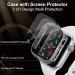 ZEBRE 4-Pack Apple Watch 44mm Case with Built-in HD Screen Protector - Compatible with Apple Watch Series 4/5/6/SE - Clear - 44mm - Buy Online on GoSupps.com