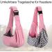 Petloft Reversible Small Dog Carrier - Adjustable Hands-Free Sling for Pets (Light Pink) - Buy Online on GoSupps.com