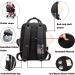 Coramy Multifunctional Mom Backpack - Waterproof Large Capacity Diaper Bag with USB Connection Diaper Pad & Stroller Belts - LD46 Black - Buy Online on GoSupps.com