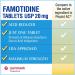 Glenmark Famotidine Tablets 20mg - 200 Count | Maximum Strength Acid Reducer for Heartburn Relief - Buy Online on GoSupps.com