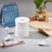 100 Yards 1.5mm White Nylon Braided Lift Shade Cord Roll with Wood Pendant Kit - Window Blinds & Roman Shade Repair - Buy Online on GoSupps.com