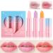 JEYPINMI 3PCS Color Changing Lip Balm Set Lip Gloss Buttery Soft & Long Lasting Vegan Care Gift for Women & Teens Multicolor One Size One Size Multicolor - Buy Online on GoSupps.com