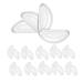 Silicone Eyeglass Nose Pads Sticky, Hypo-allergenic Adhesive Nose Grips for Glasses and Sunglasses 12 Pairs 12pcs