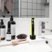 KitchenTour Men's Razor Holder - Bathroom & Travel Safety Shaver Stand for Philips Norelco One Blade QP2520/90 - Aluminum Alloy Hexagon Pattern Base - Black - Buy Online on GoSupps.com